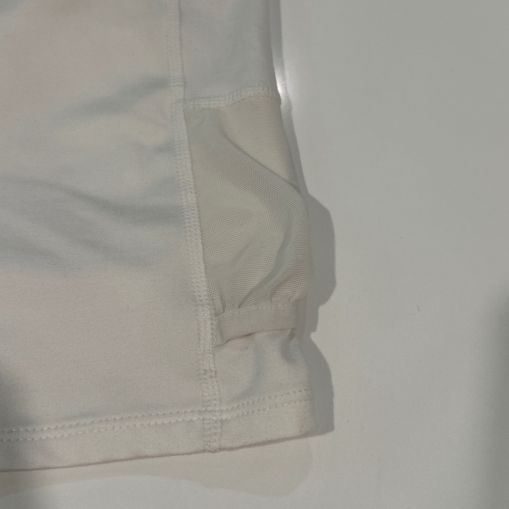 Free People Movement Pleats & Thank You White Pleated Lace Trim Tennis Skort - Picture 9 of 11